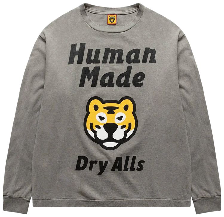 Human Made Long Sleeve Shirt Grey