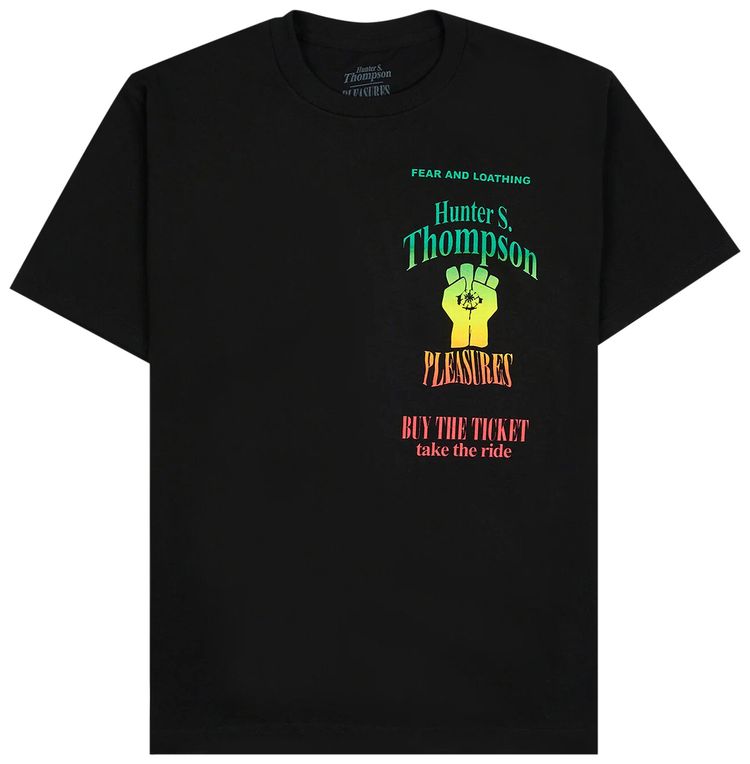 Pleasures Take The Ride T Shirt Black