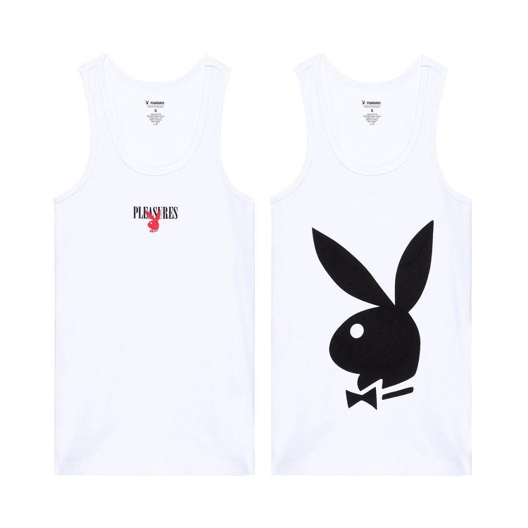 Pleasures x Playboy Tank Top 2 Pack White