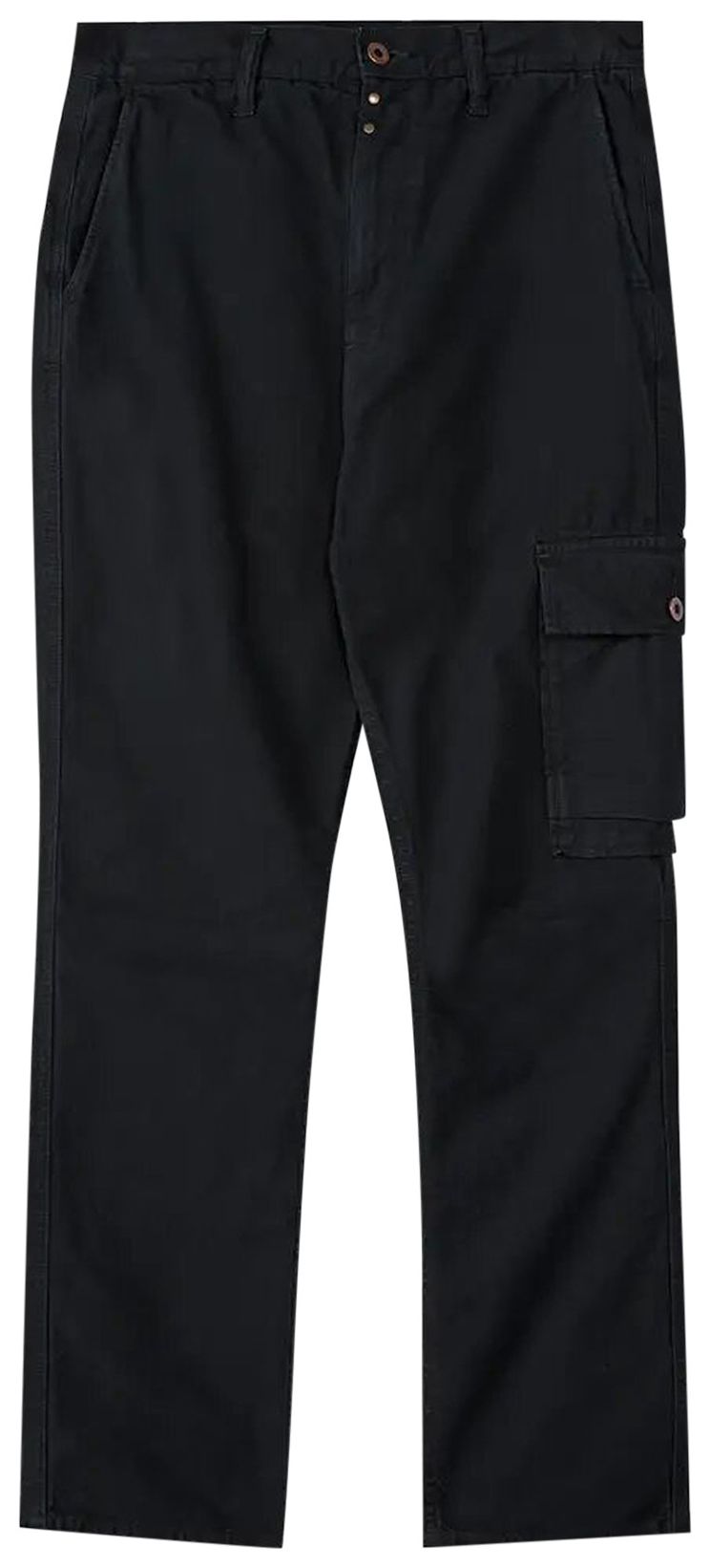 Kapital Light Canvas Ringoman Cargo Pants Black