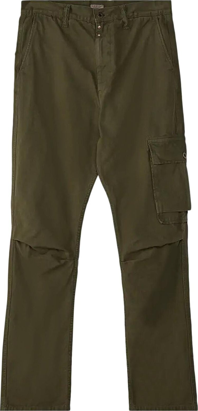 Kapital Light Canvas Ringoman Cargo Pants Khaki