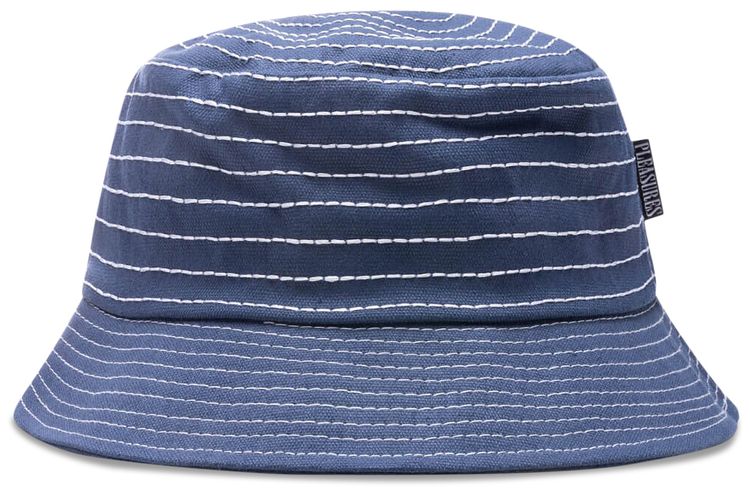Pleasures Stitches Bucket Hat Washed Blue