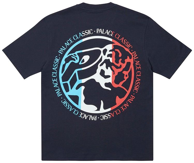 Palace Classico T Shirt Navy