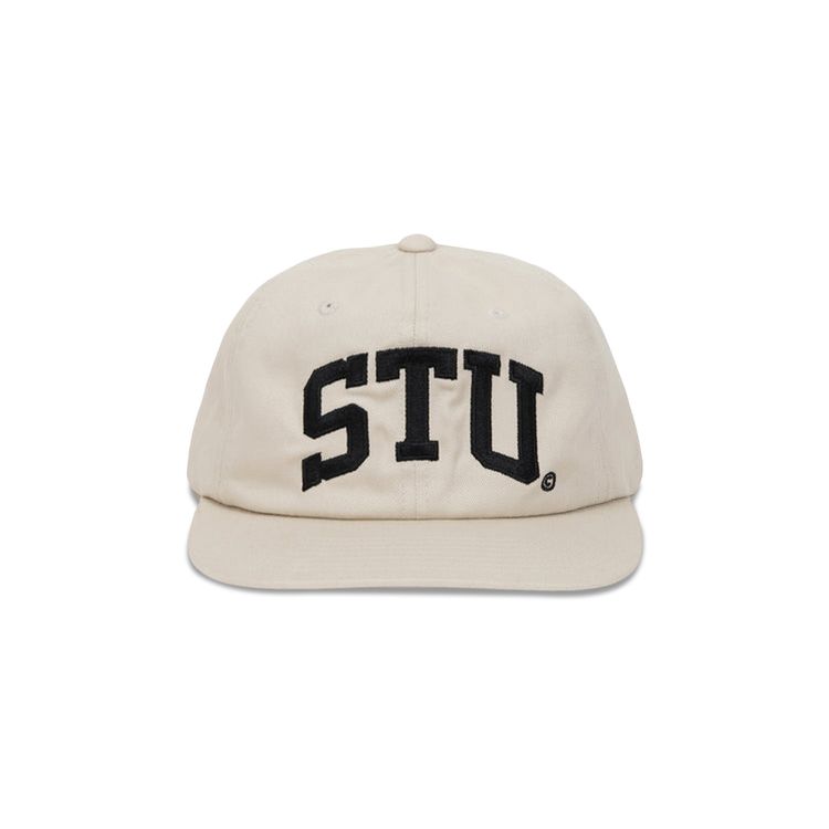 Stussy Stu Arch Strapback Cap Off White