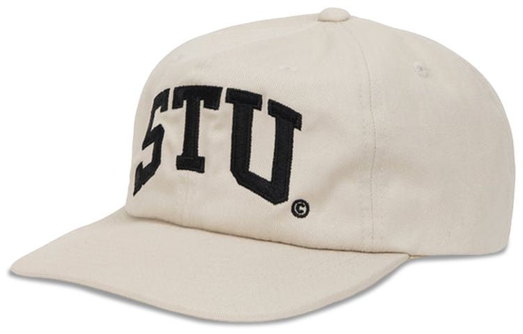 Stussy Stu Arch Strapback Cap Off White