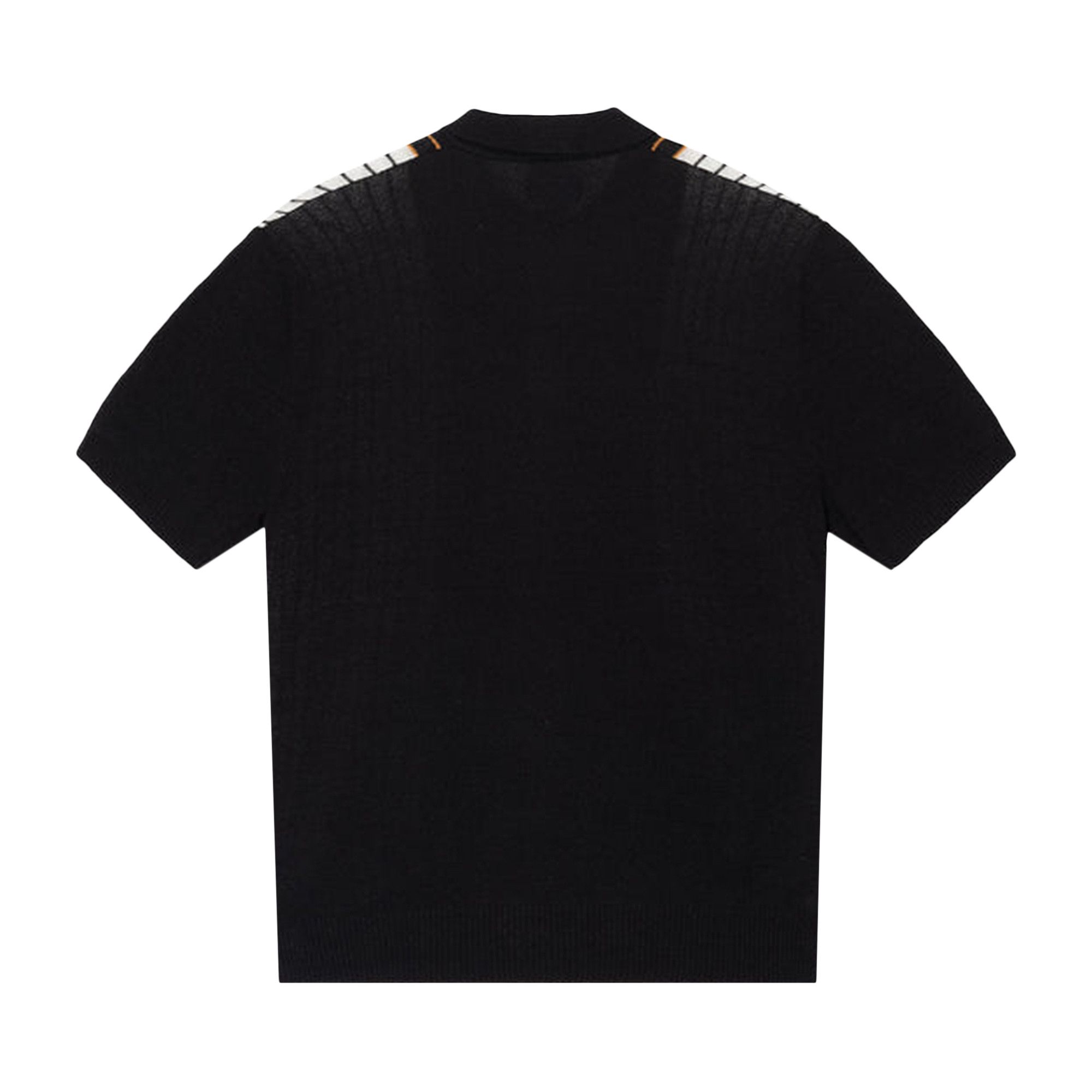 期間限定価格商品 Stussy Buy Textured Stripe 'Black Sweater Polo Short-Sleeve トップス