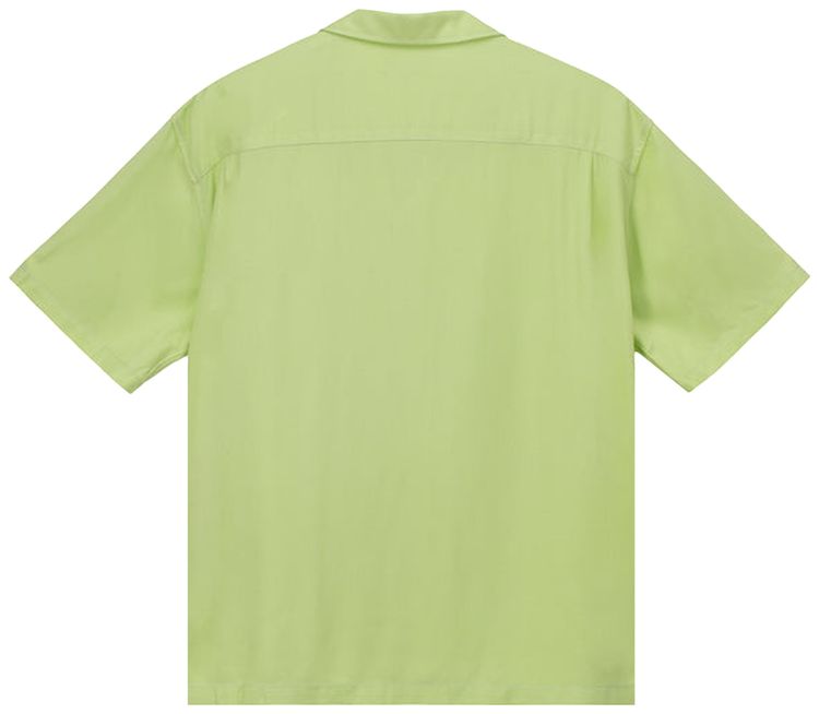 Stussy Contrast Pick Stitched Shirt Lime