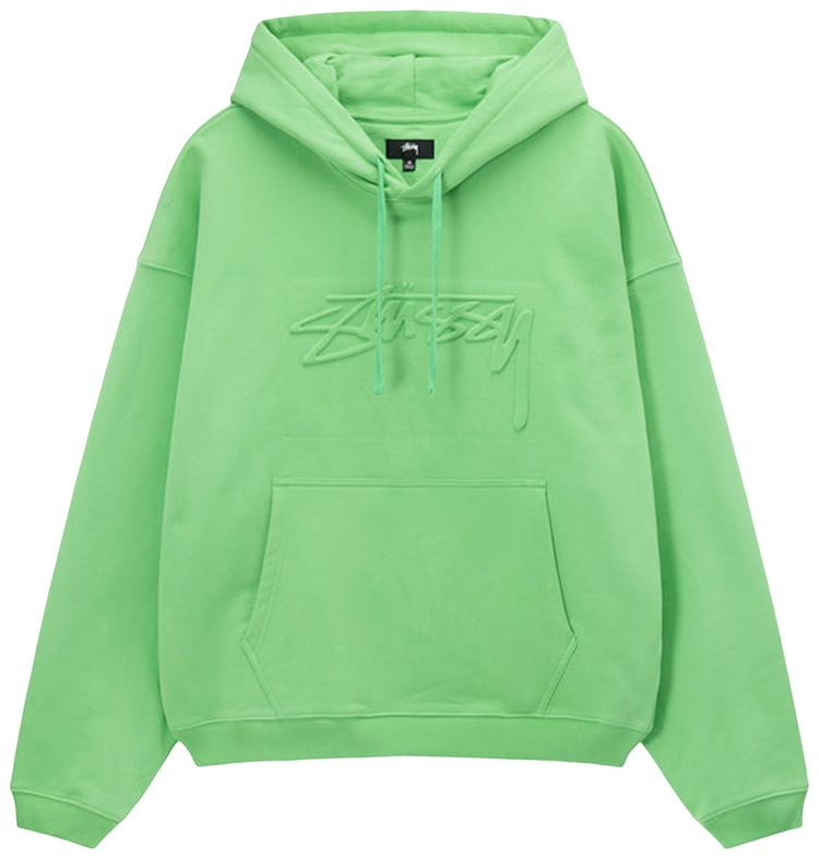 Buy Stussy Relaxed Oversized Hoodie 'Green' - 118516 GREE | GOAT