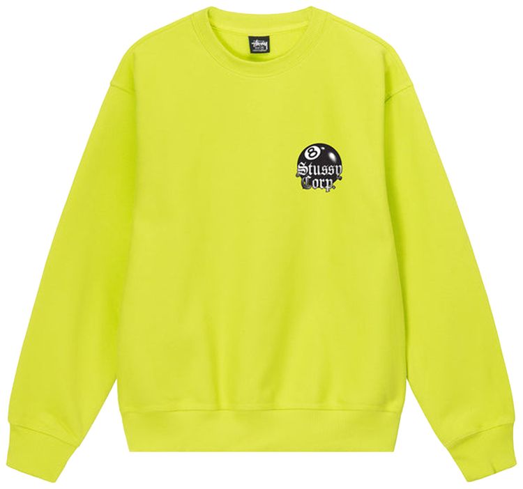 Stussy 8 Ball Corp Crew Lime