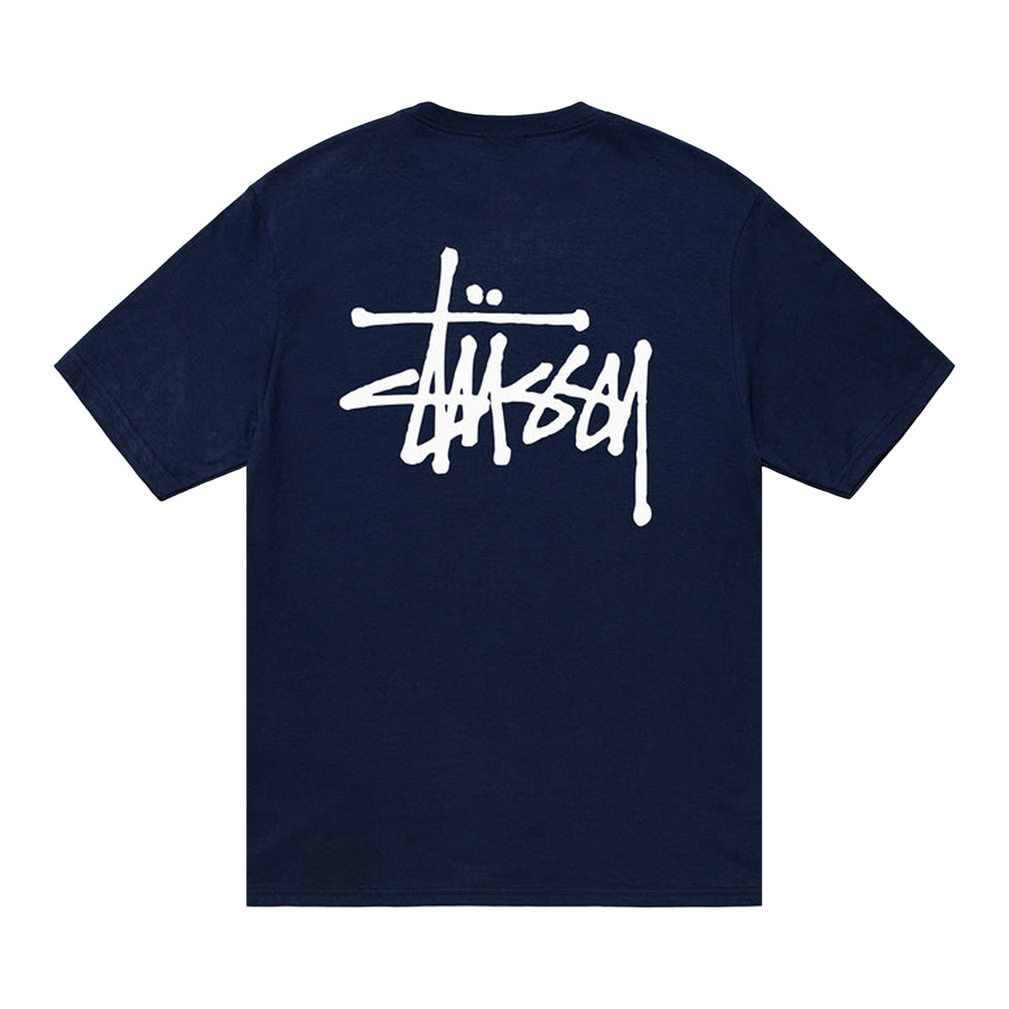 Buy Stussy Basic Tee 'Navy' - 1904870 NAVY | GOAT