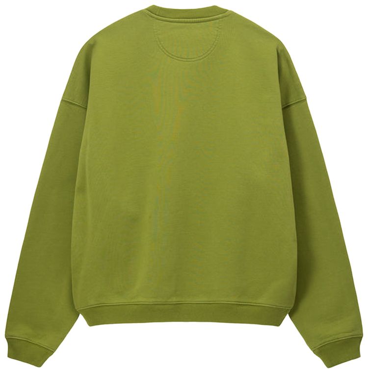 Stussy Relaxed Oversized Crew Green