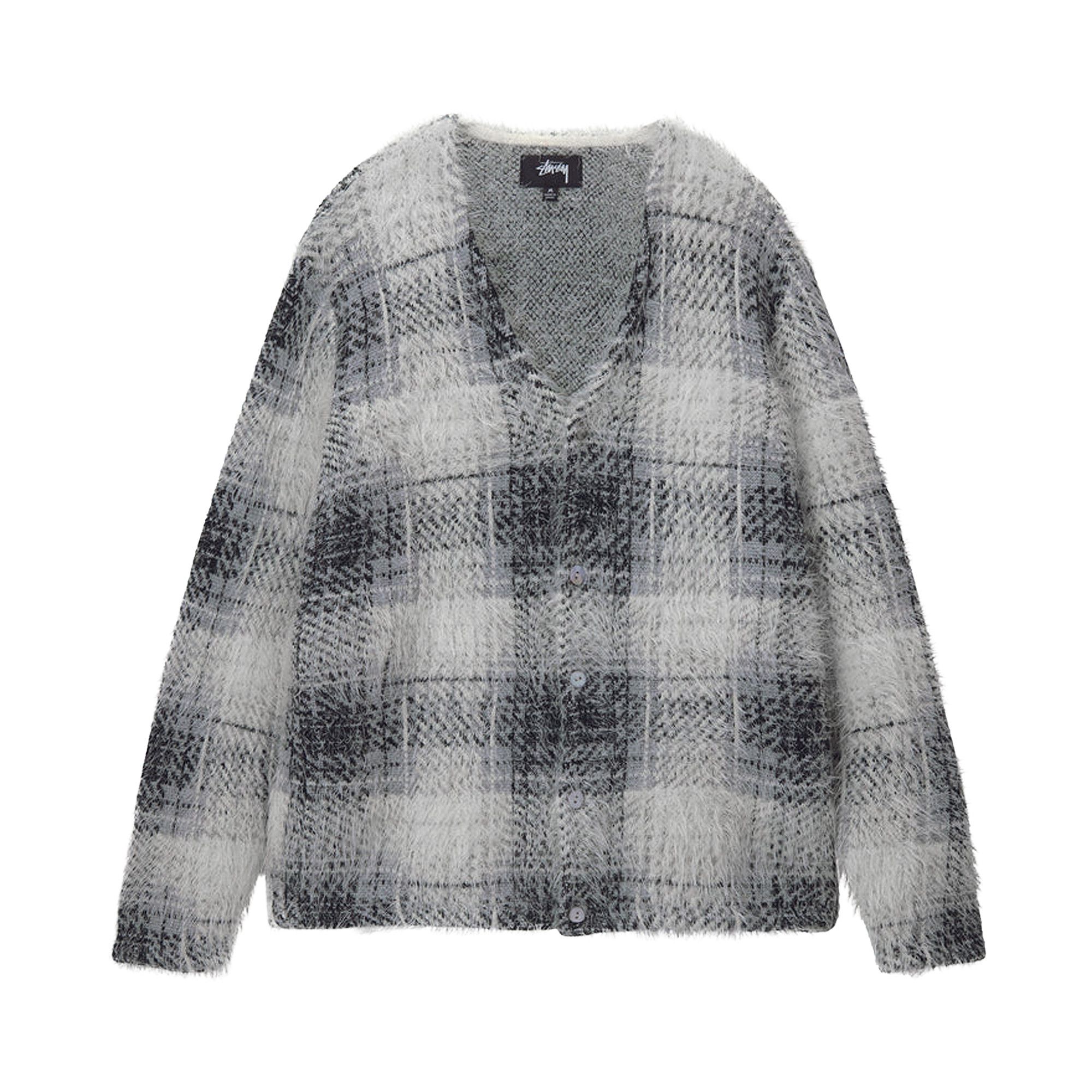 Stüssy - Hairy Plaid Cardigan | HBX - Globally Curated