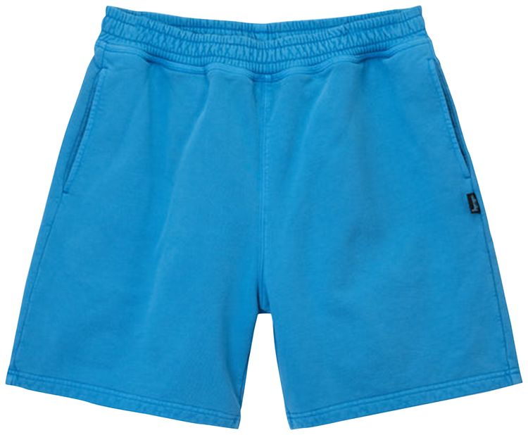 Stussy Pigment Dyed Fleece Short Blue