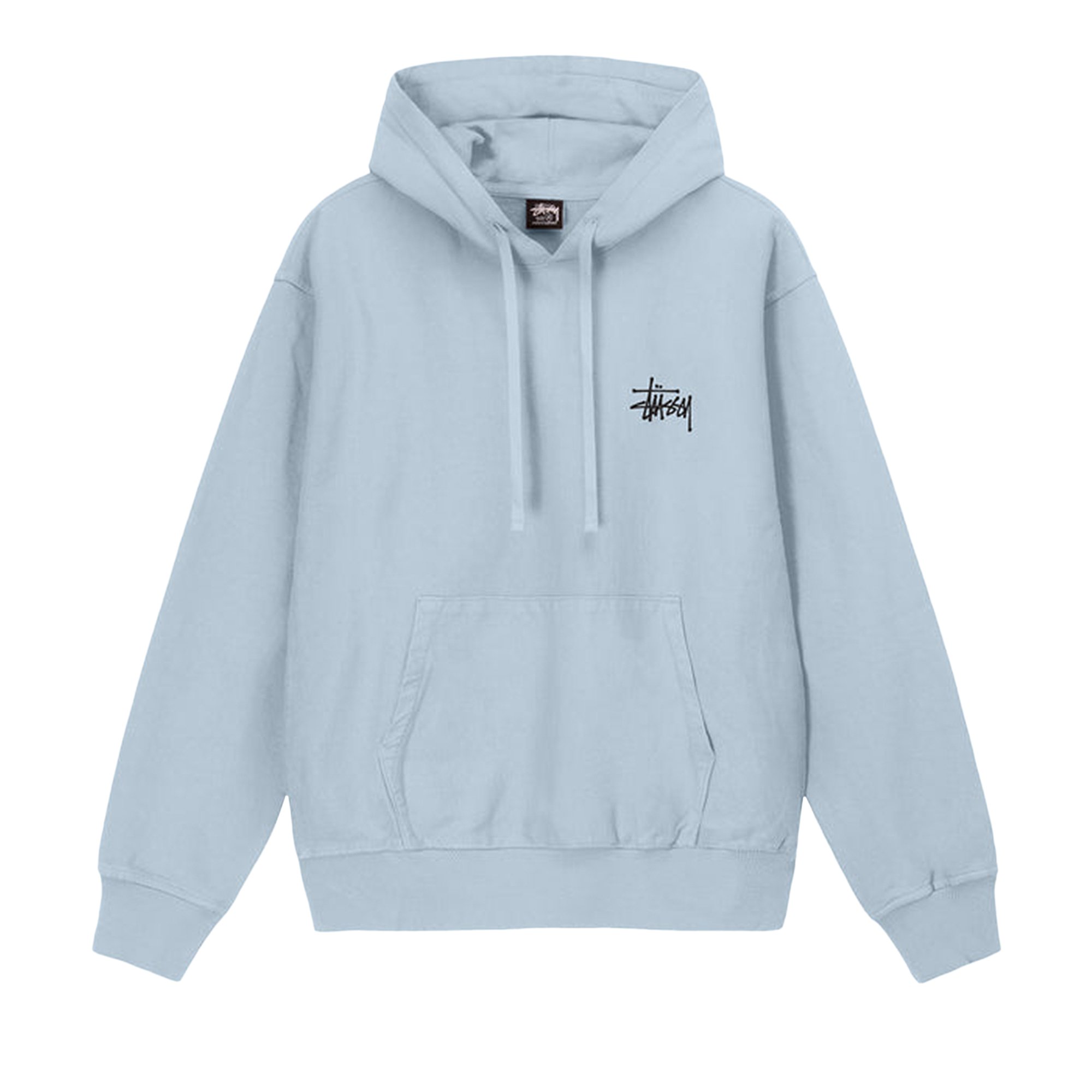 Buy Stussy Basic Pigment Dyed Hoodie 'Sky Blue' - 1924879 SKY