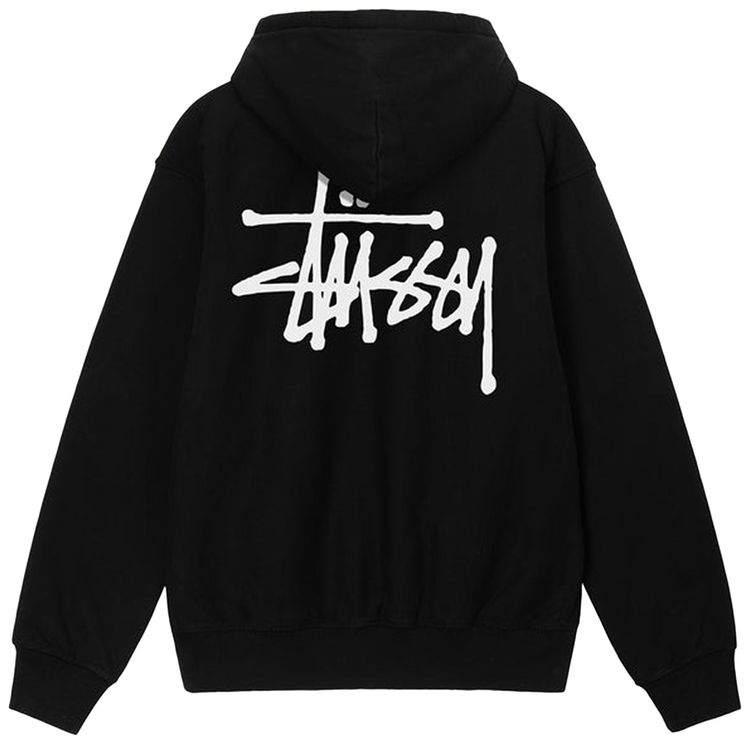 Stussy Basic Pigment Dyed Hoodie Black