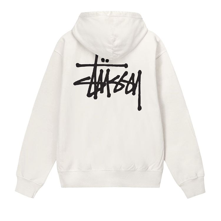 Stussy Basic Pigment Dyed Hoodie Natural