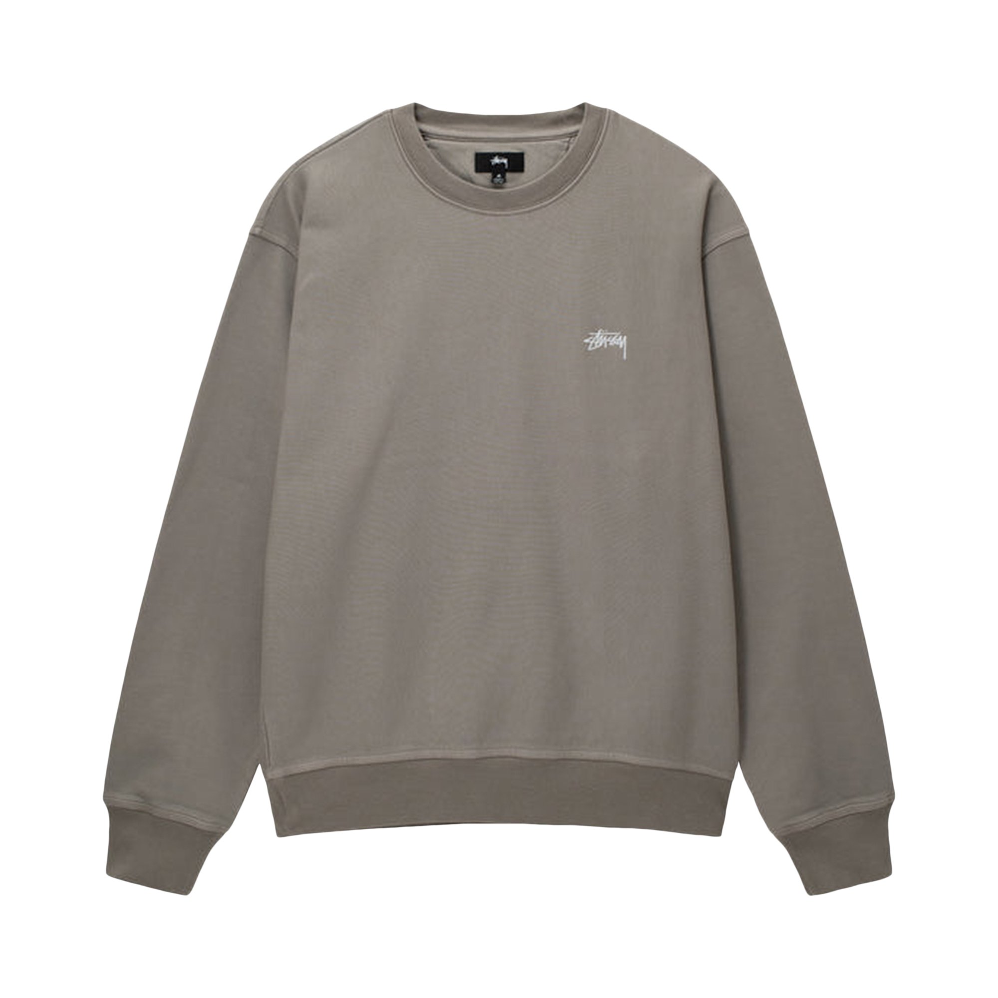 Buy Stussy Overdyed Stock Logo Crew 'Sand' - 118480 SAND | GOAT