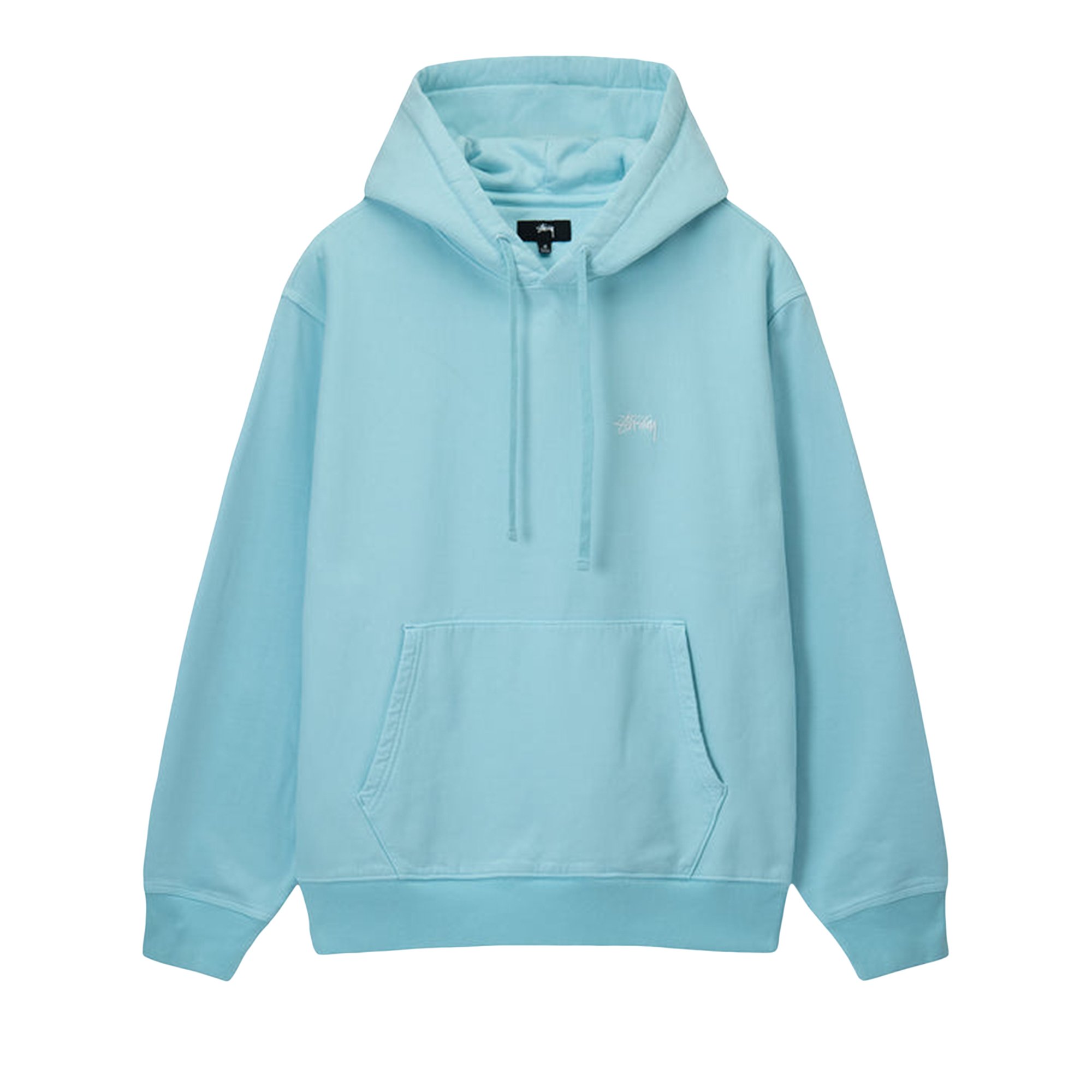 Stussy Overdyed Stock Logo Hoodie 'Blue'