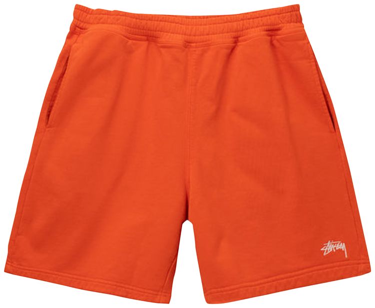Stussy Overdyed Stock Logo Short Orange