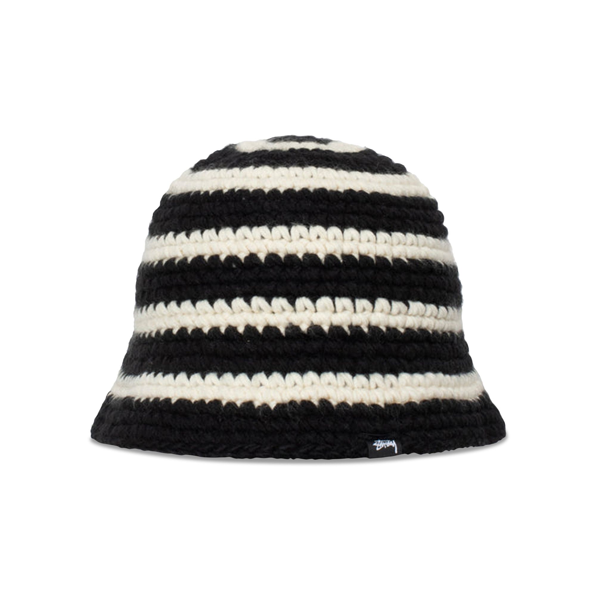 Buy Stussy Swirl Knit Bucket Hat 'Black' - 1321167 BLAC | GOAT UK