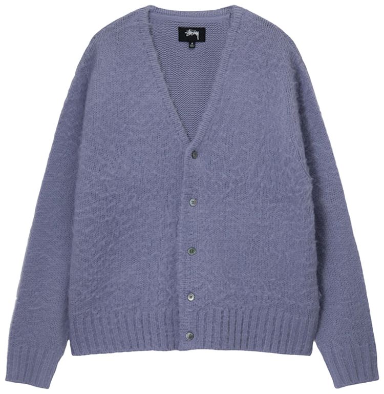 Stussy Brushed Cardigan Lavender