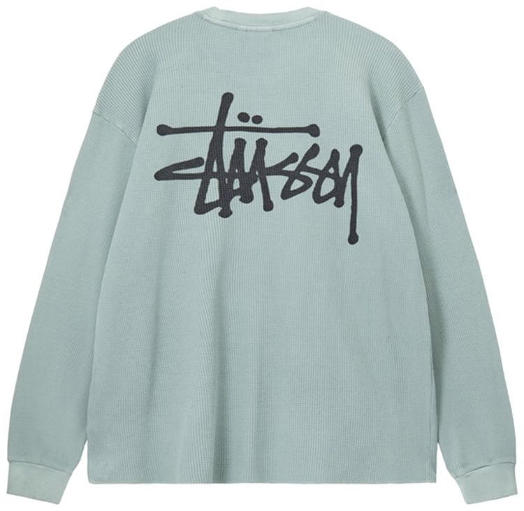 Stussy ODyed Long Sleeve Thermal Grey
