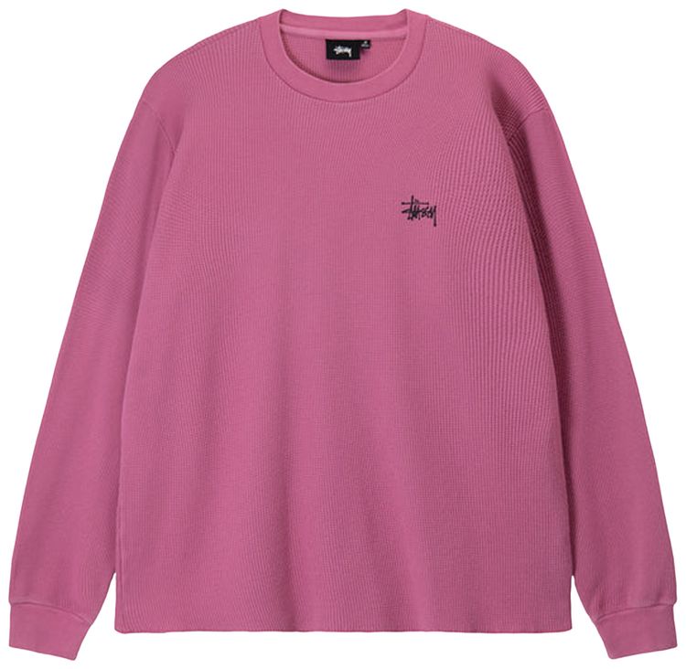 Stussy ODyed Long Sleeve Thermal Magenta