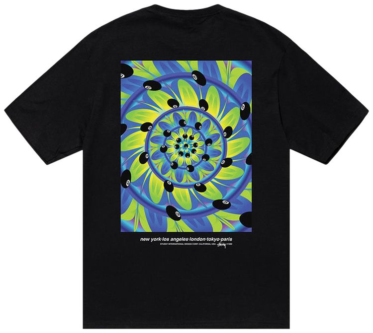 Stussy Rabbit Hole Tee Black