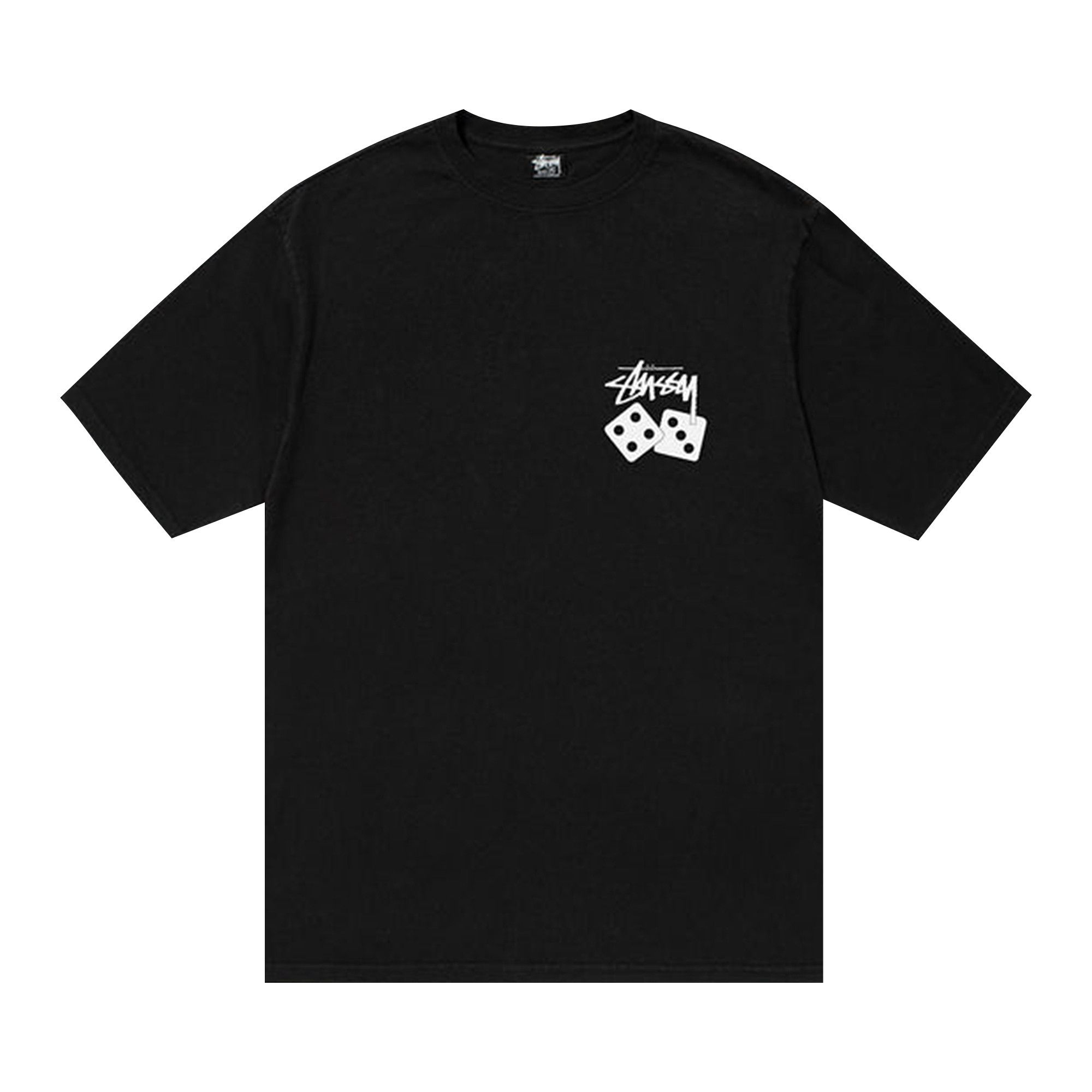 Buy Stussy Dice Pigment Dyed Tee 'Black' - 1904883 BLAC | GOAT