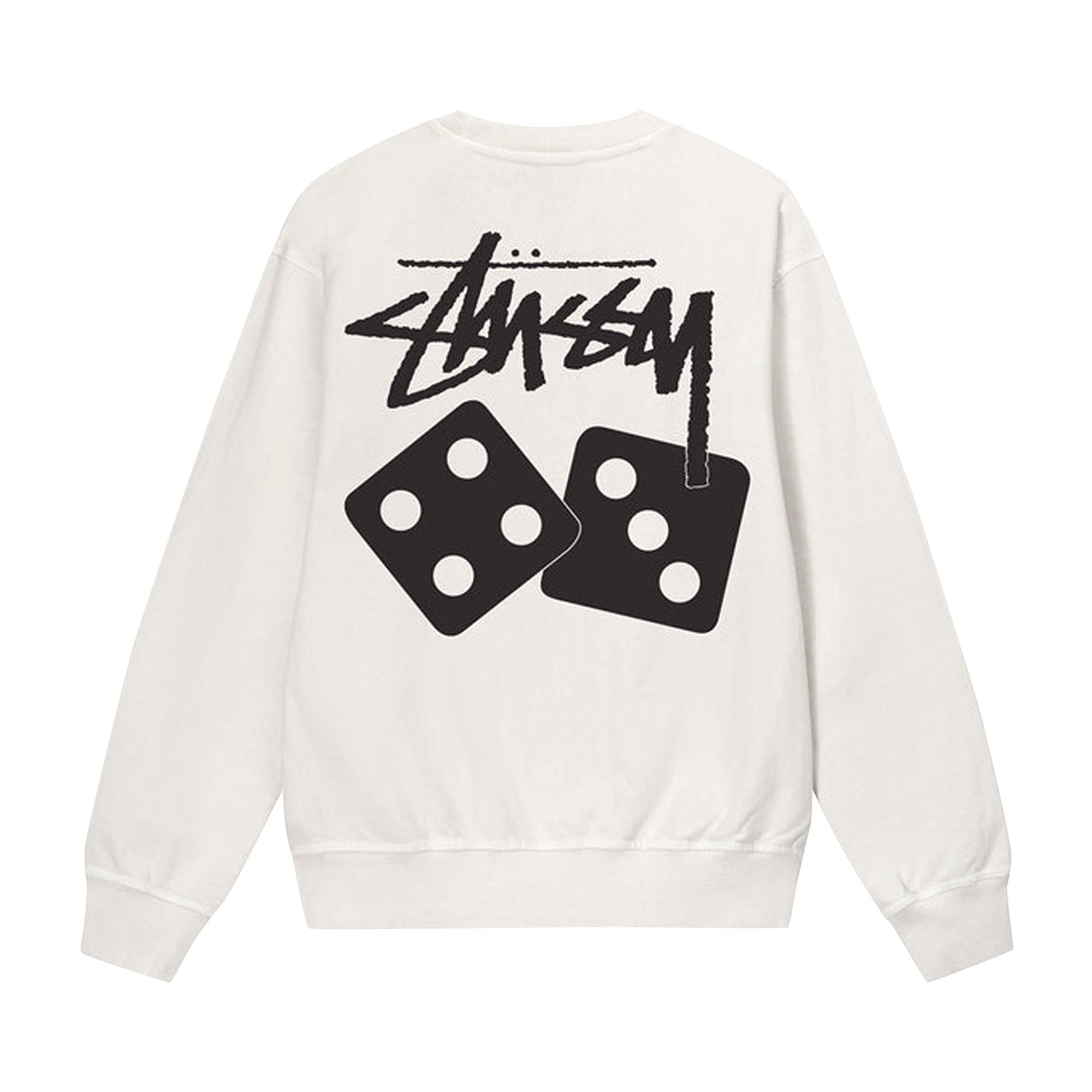 Buy Stussy Dice Pigment Dyed Crew 'Natural' - 1914883 NATU | GOAT