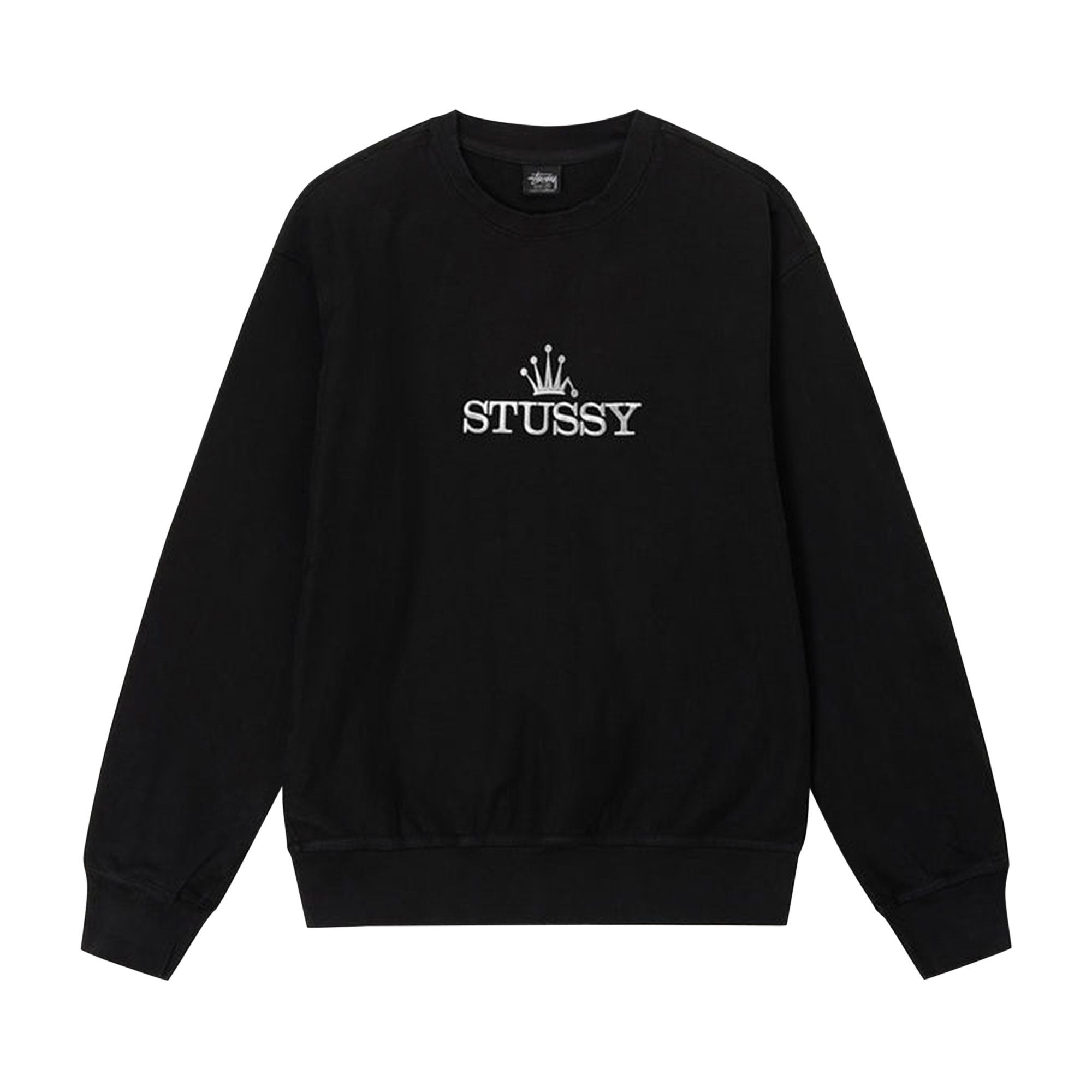 Size xxl Stussy Glamour Pigment Dyed Crew 'Black'