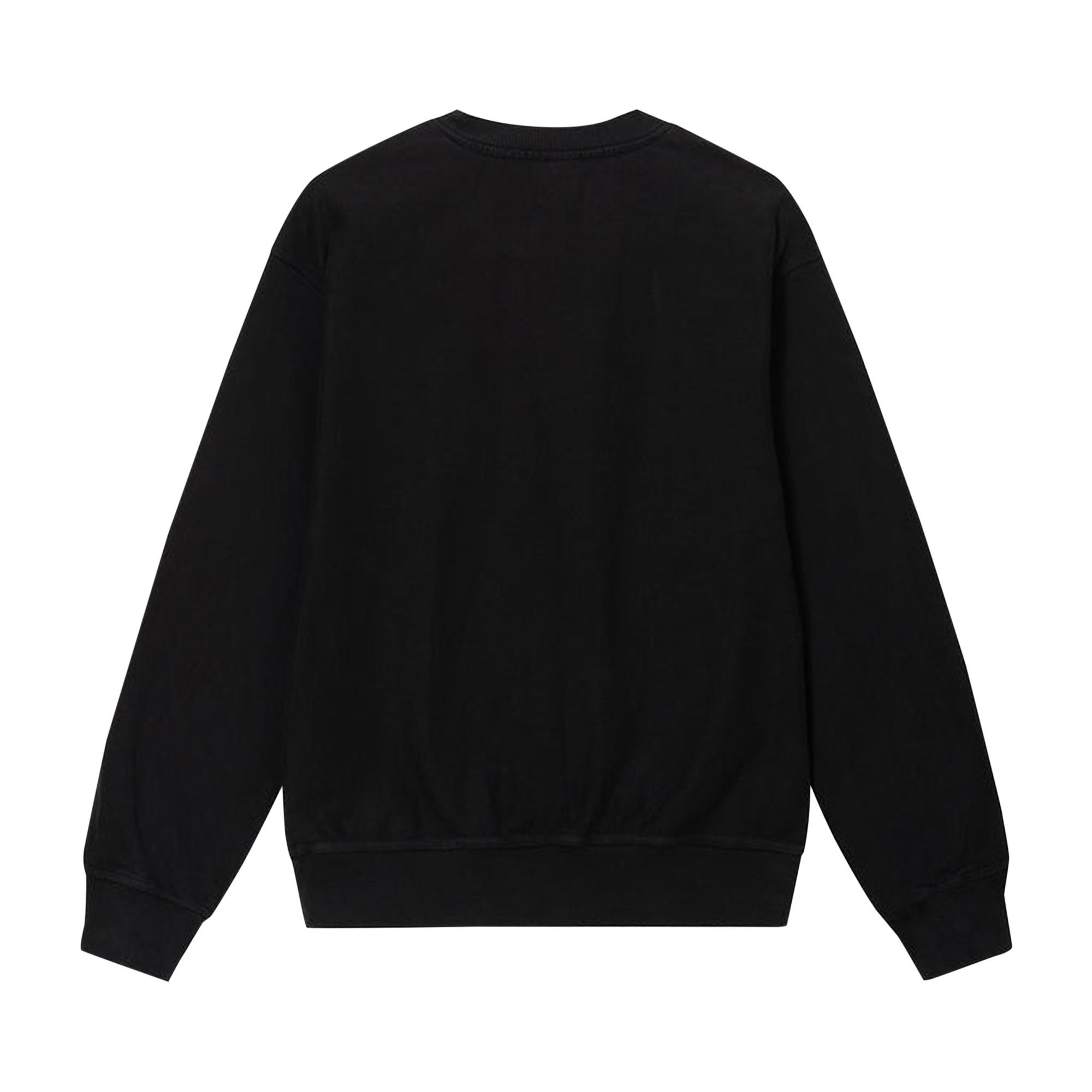 Stussy Glamour Pigment Dyed Crew 'Black' | Men's Size L