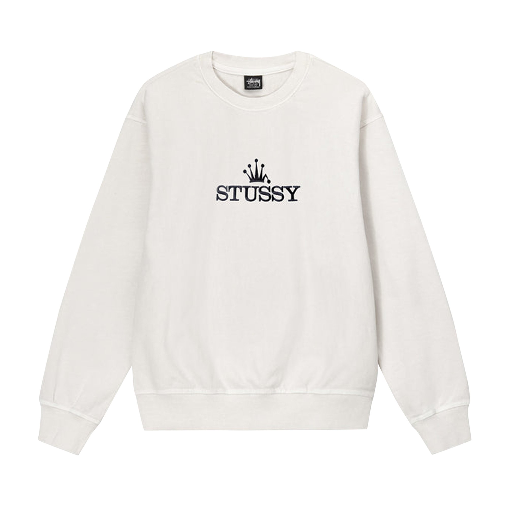 Stussy Glamour Pigment Dyed Crew 'White'