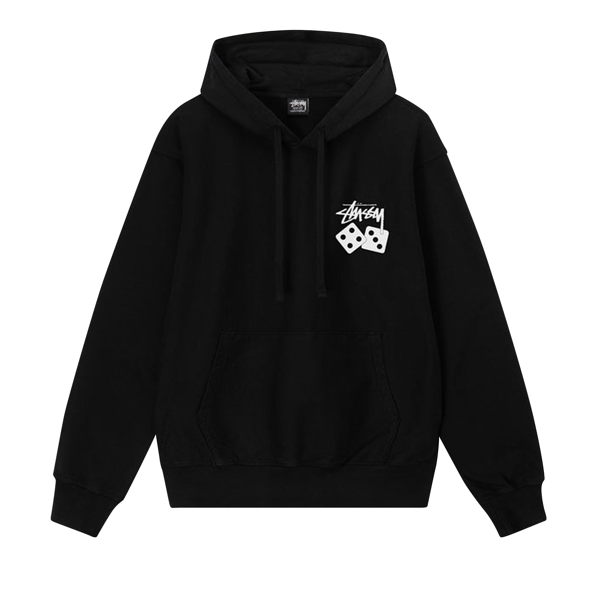 Stussy Dice Pigment Dyed Hoodie 'Black'