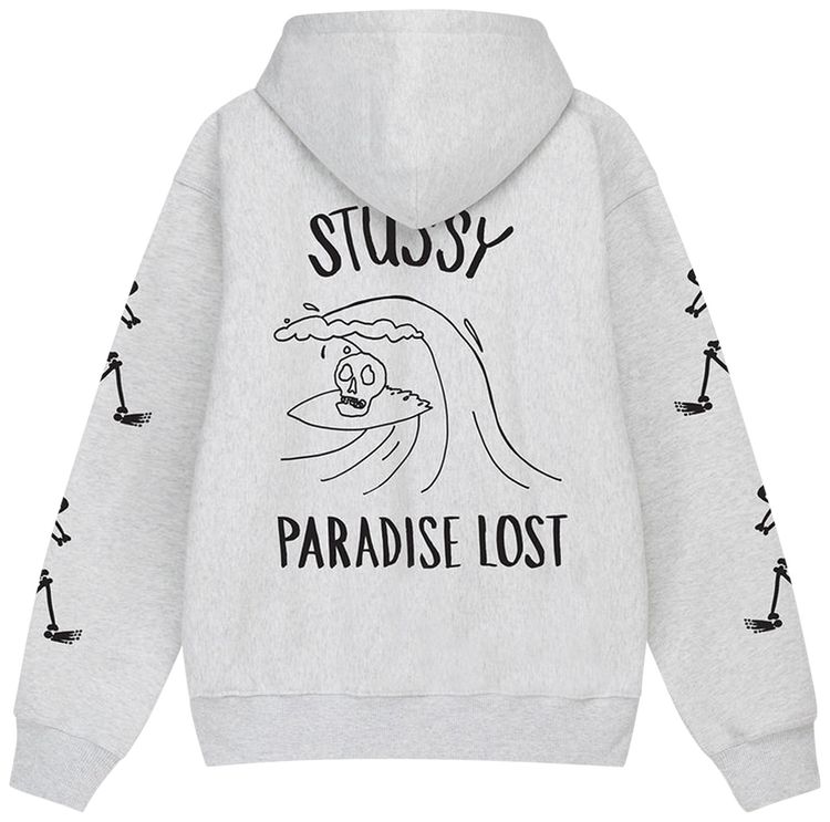 Stussy Paradise Lost Hoodie Ash Heather