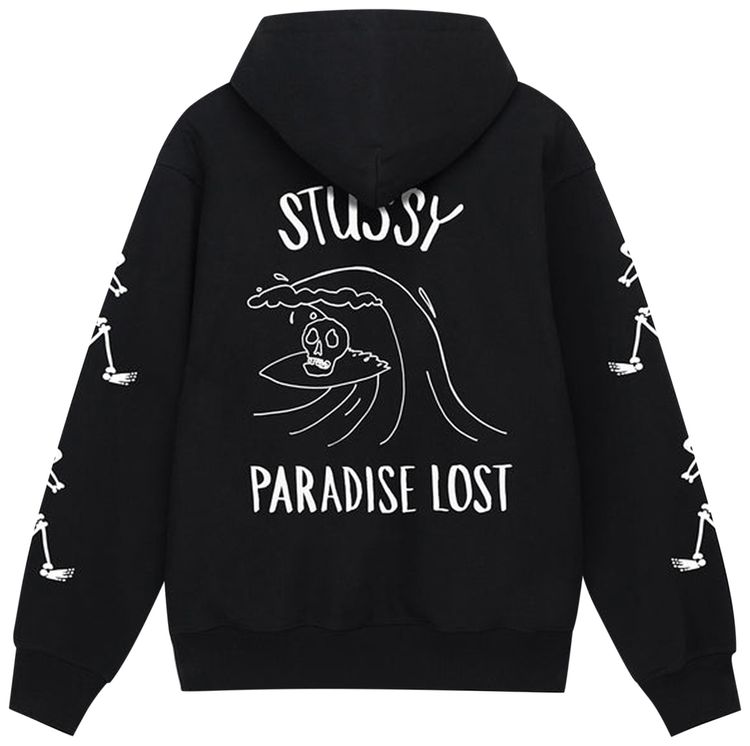 Stussy Paradise Lost Zip Hoodie Black