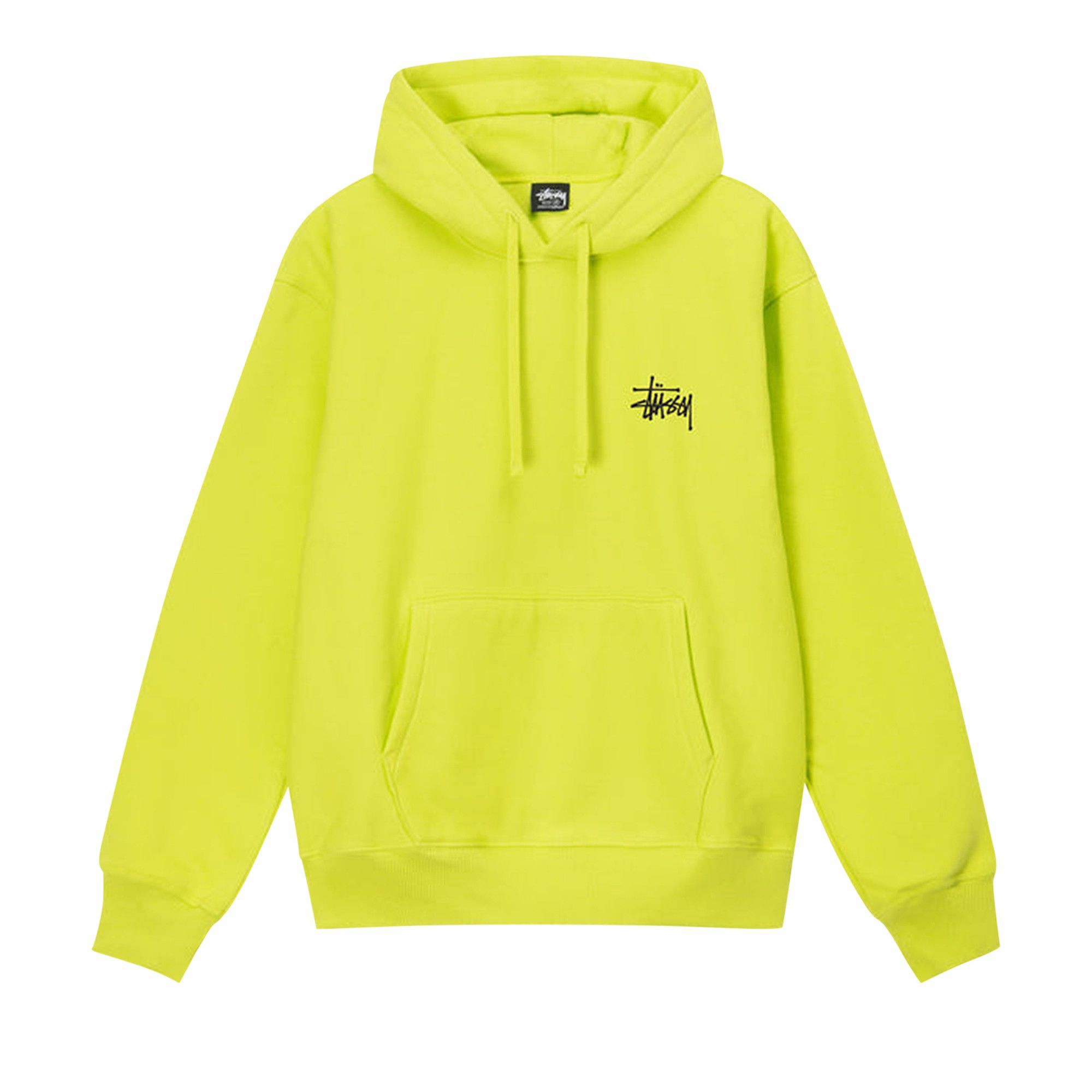 Yellow stussy hoodie on sale