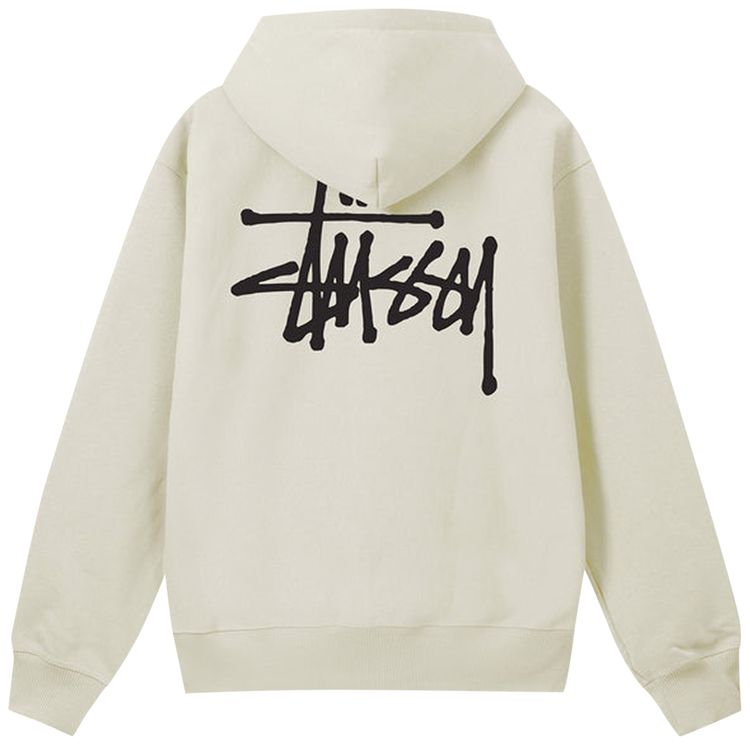 Stussy Basic Zip Hoodie Stone