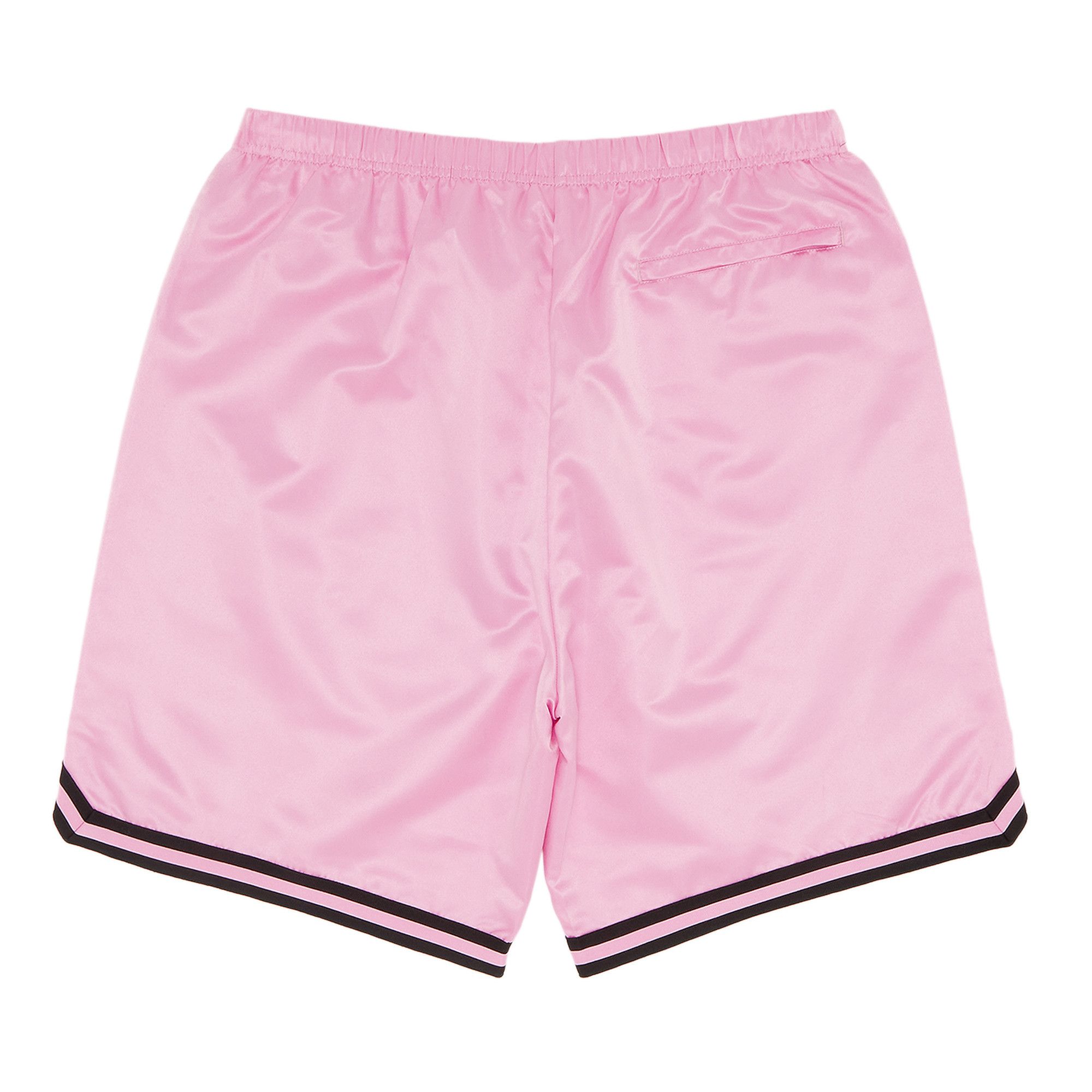 Buy Supreme x Mitchell & Ness Satin Basketball Short 'Pink