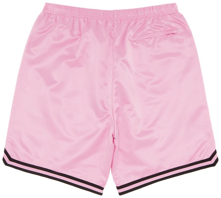 Supreme x Mitchell  Ness Satin Basketball Short Pink