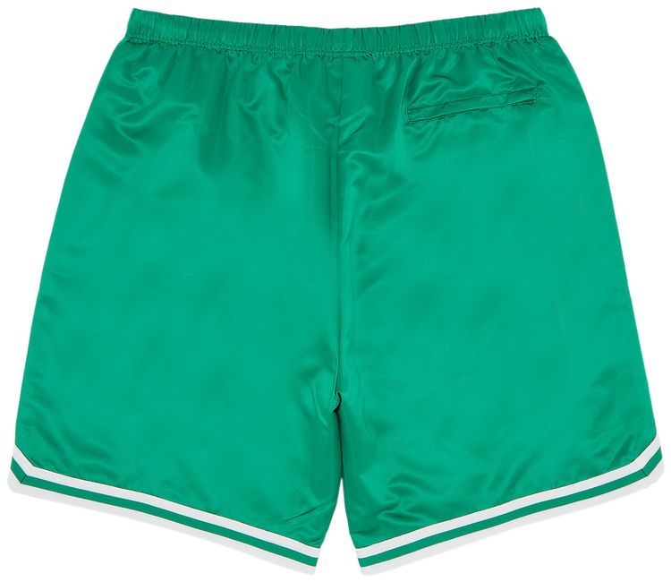 Supreme x Mitchell  Ness Satin Basketball Short Green