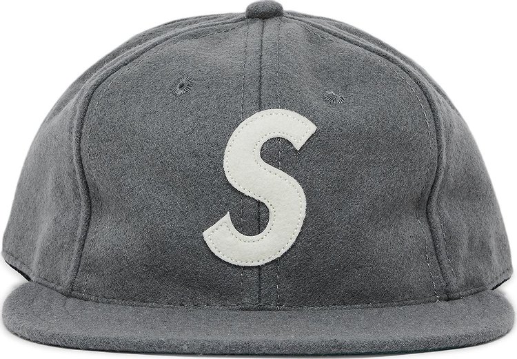 Supreme x Ebbets S Logo Fitted 6-Panel 'Grey'