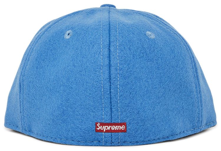Supreme x Ebbets S Logo Fitted 6 Panel Light Blue