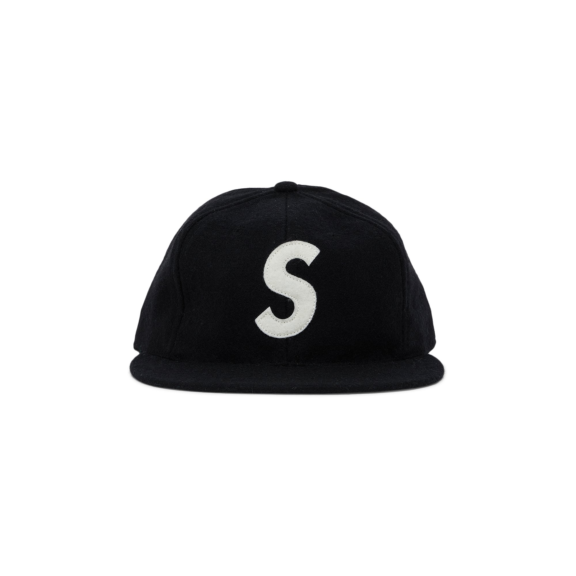 Supreme x Ebbets S Logo Fitted 6-Panel 'Black'