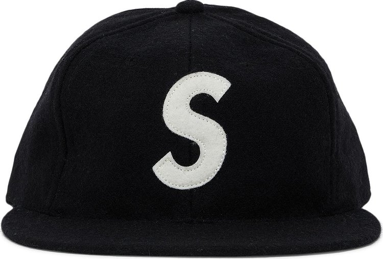 Supreme x Ebbets S Logo Fitted 6-Panel 'Black'