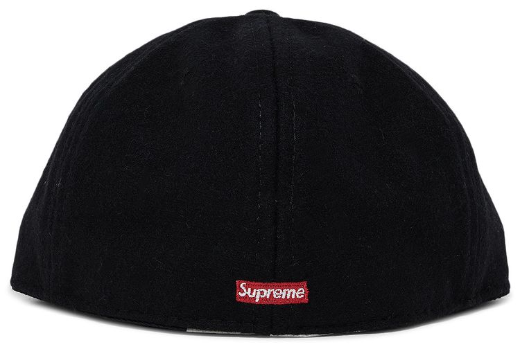 Supreme x Ebbets S Logo Fitted 6 Panel Black