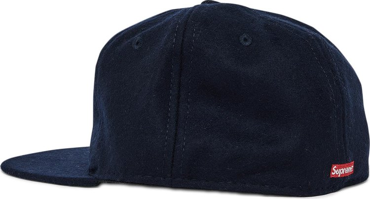 Supreme x Ebbets S Logo Fitted 6 Panel Navy