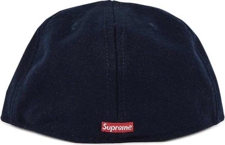 Supreme x Ebbets S Logo Fitted 6 Panel Navy