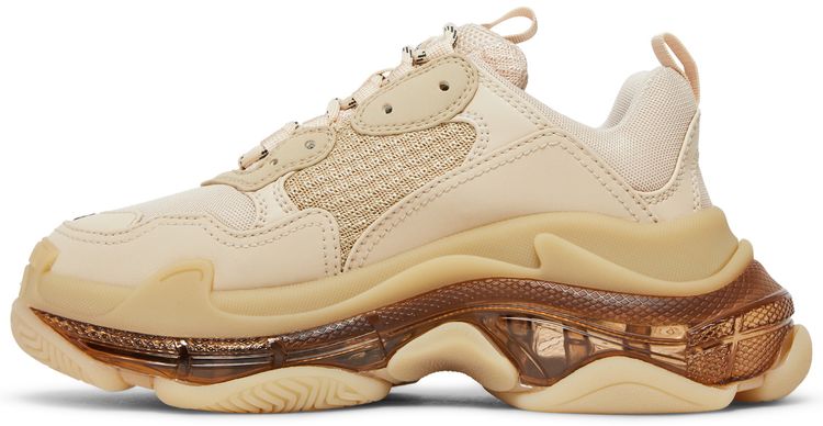 Balenciaga Wmns Triple S Sneaker Clear Sole   Nude