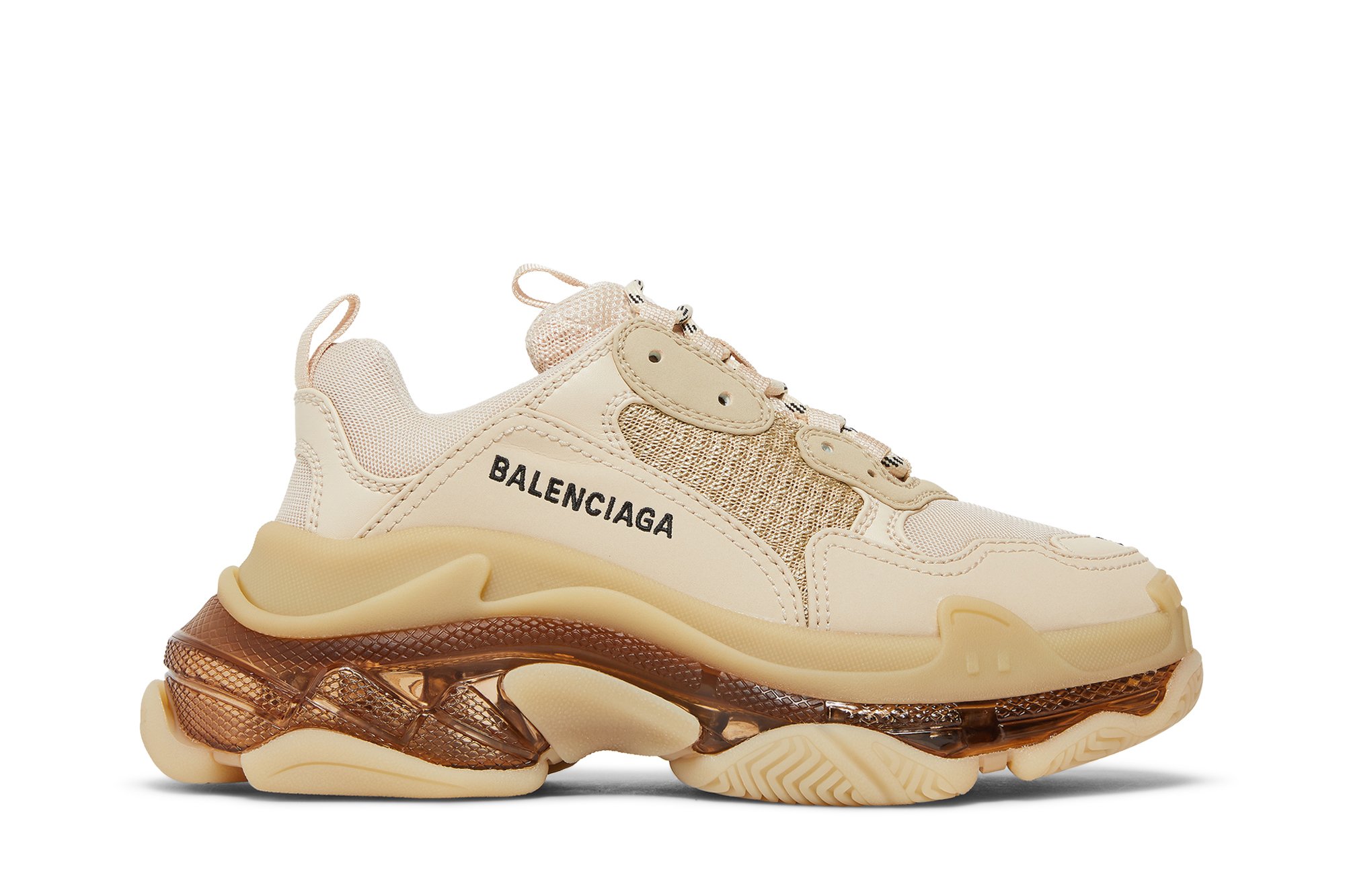 Buy Balenciaga Wmns Triple S Sneaker 'Clear Sole - Nude' - 544351